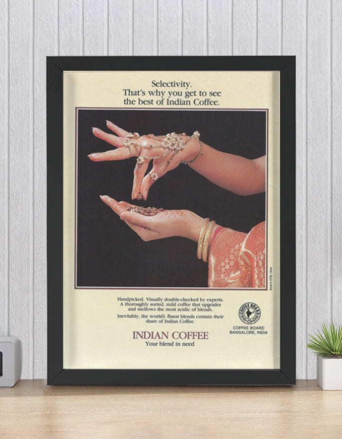 Indian Coffee Ad Poster