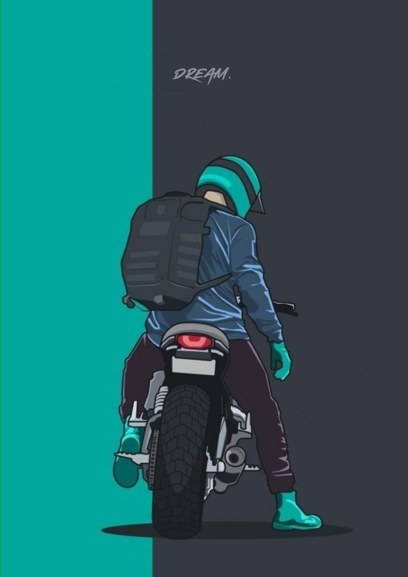 Bike Dream- Acrylic Poster