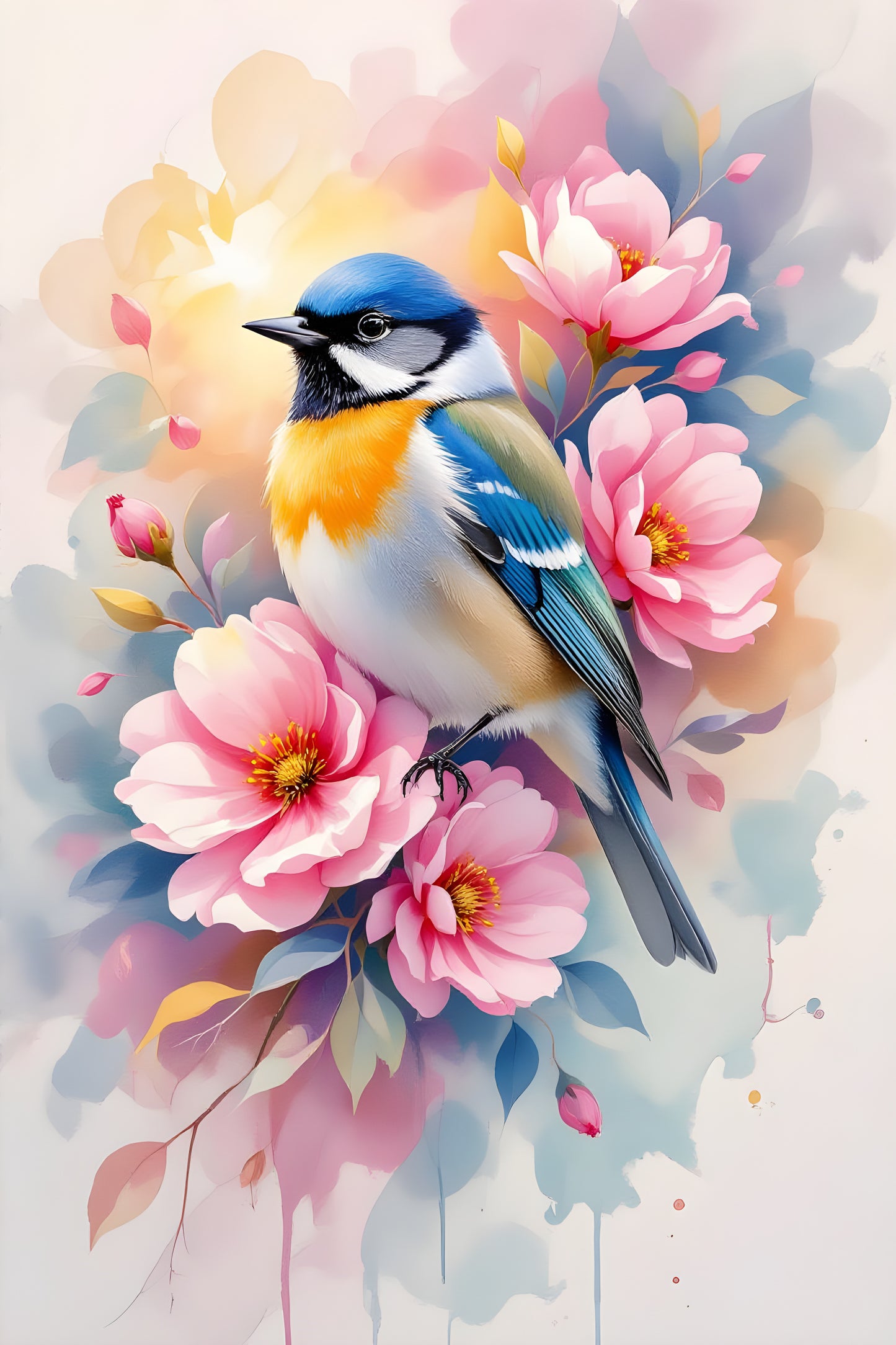 Floral Bird Art