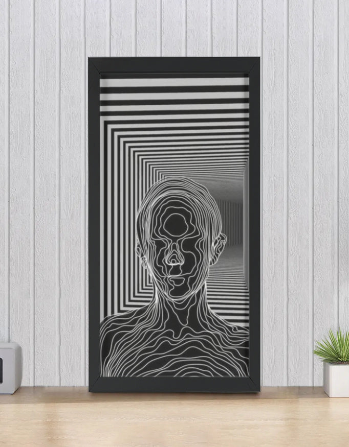 Trippy Line Art