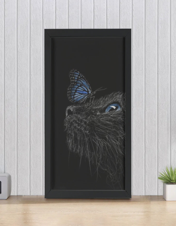 Cat with Butterfly