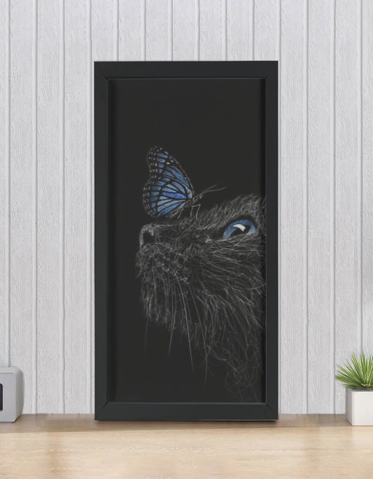 Cat with Butterfly