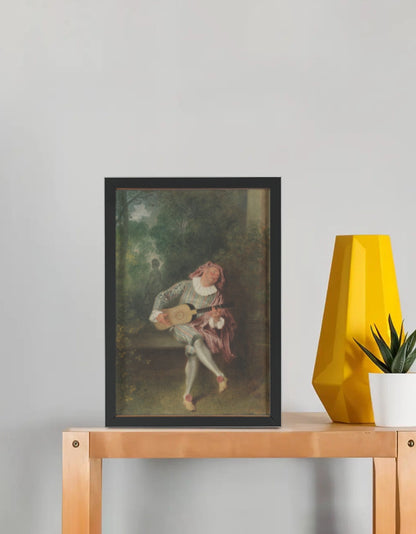 Mezzetin by Antoine Watteau