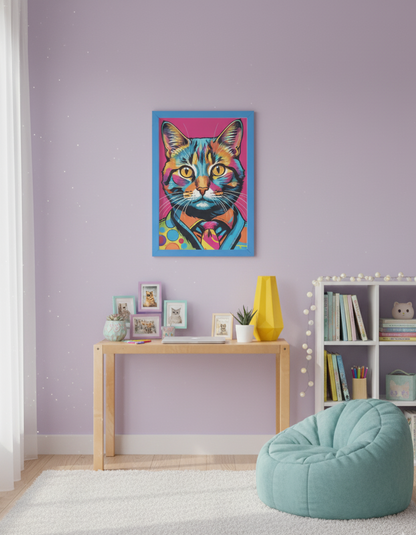 Cat Pop Art