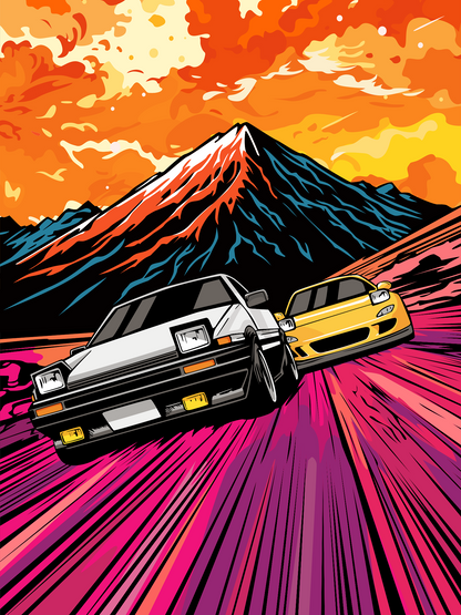 Car pop art