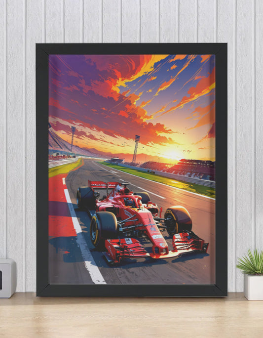 F1 Race Car Poster