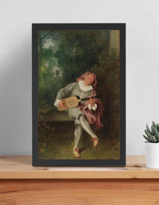 Mezzetin by Antoine Watteau