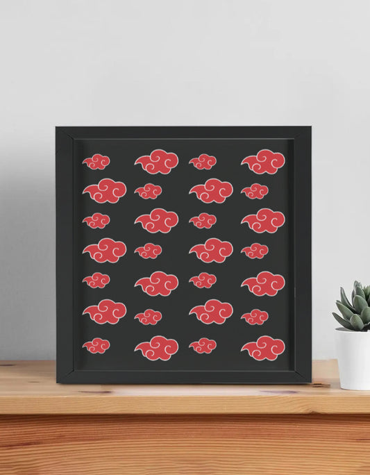 Naruto akatsuki red illustration cloud